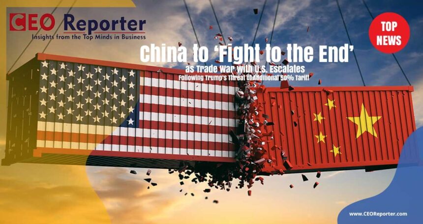China to Fight to the End as Trade War with US