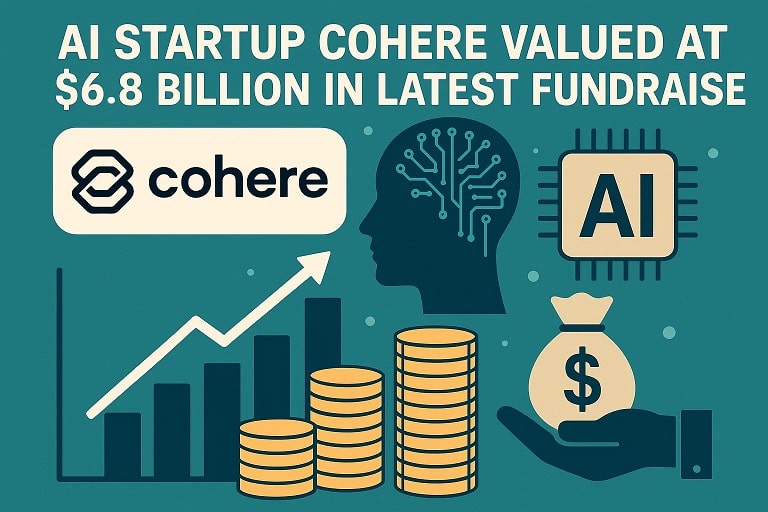 AI Startup Cohere Valued at $6.8 Billion in Latest Fundraise 1 AI Startup Cohere Valued at 6.8 Billion in Latest Fundraise