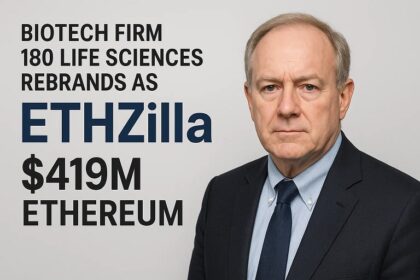 Biotech Firm Rebrands as ETHZilla with $419M Ethereum Treasury 17 Biotech Firm 180 Life Sciences Rebrands as ETHZilla