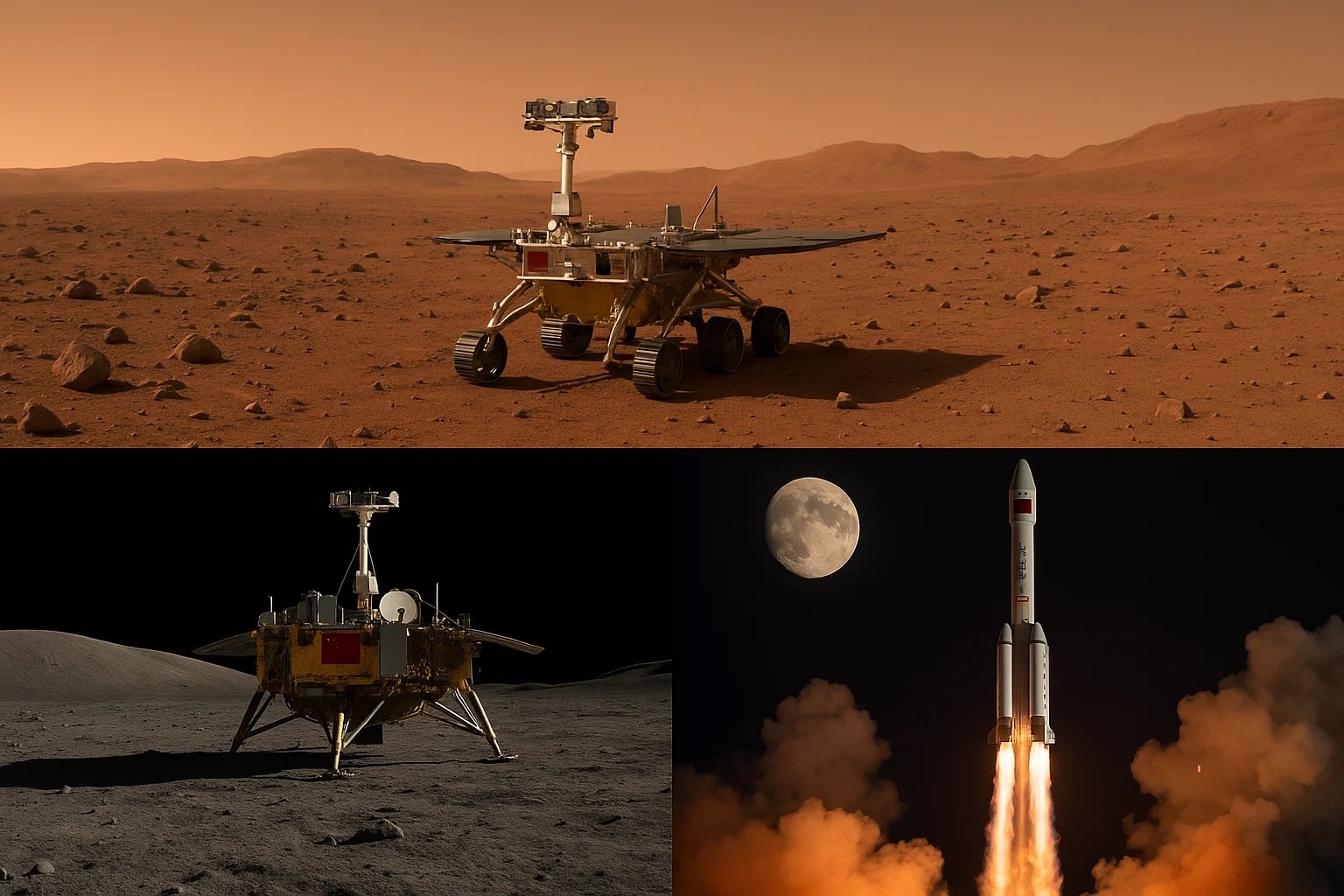 China Advances Space Ambitions with Mars, Moon Milestones - Best ...