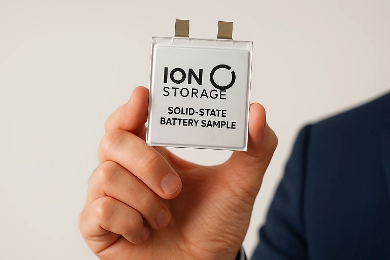 ION Storage Makes History with First Commercial Solid-State Battery Samples 1 ION Storage Makes History with First Commercial Solid State Battery Samples