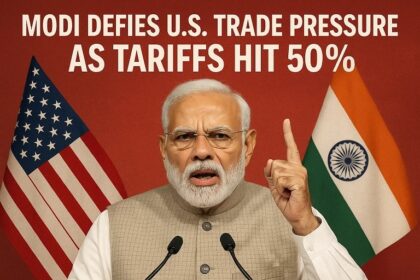 Modi defies U.S. trade pressure as tariffs hit 50% 19 Modi defies US trade pressure as tariffs hit 50