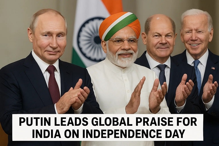Putin Leads Global Praise for India on 79th Independence Day 1 Putin leads global praise for India on Independence Day