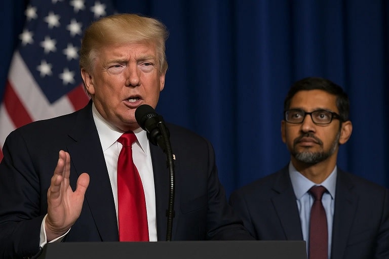 Trump tells tech giants to stop hiring from India 1