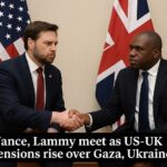 Vance, Lammy Meet as US-UK Tensions Rise Over Gaza, Ukraine 3 Vance Lammy Meet as US UK Tensions Rise Over Gaza Ukraine
