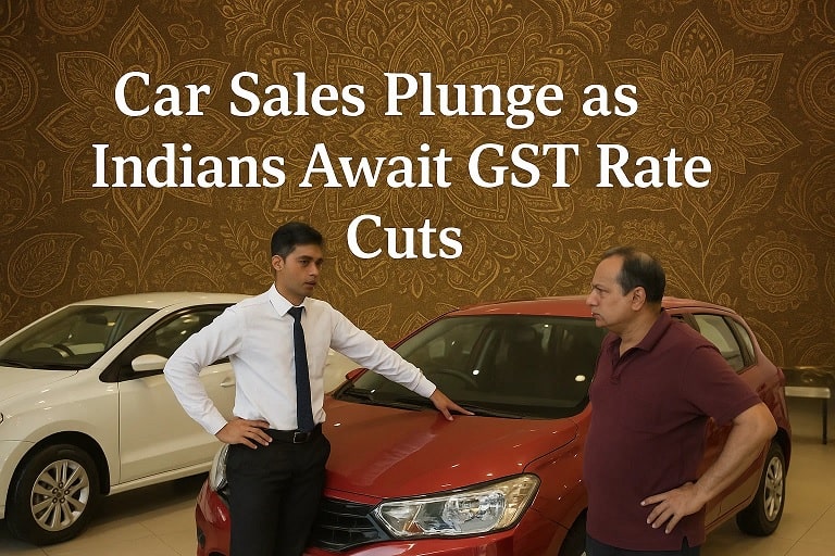 Car sales plunge as Indians await GST rate cuts 1 Car sales plunge as Indians await GST rate cuts