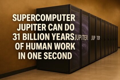 Supercomputer Jupiter can do 31 billion years of human work in one second