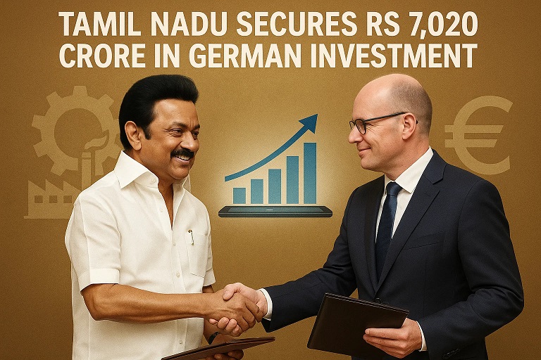 Tamil Nadu Secures Rs 7,020 Crore in German Investments 1 Tamil Nadu secures Rs7020 crore in German Investments