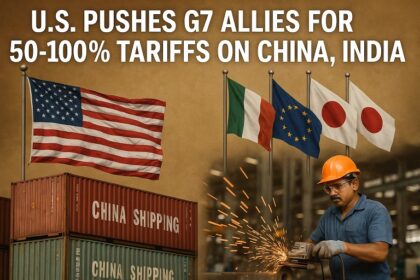 US Pushes G7 Allies for 50-100% Tariffs on China, India 15 U.S. Pushes G7 Allies for 50 100 Tariffs on China India