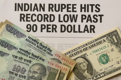 Indian Rupee Hits Record Low Past 90 Per Dollar