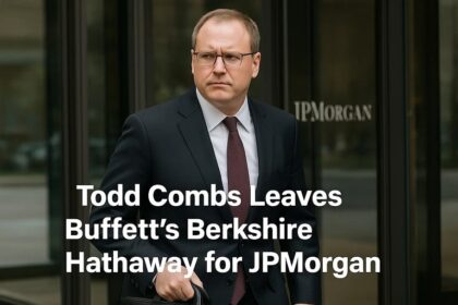 Todd Combs Leaves Buffetts Berkshire Hathaway for JPMorgan
