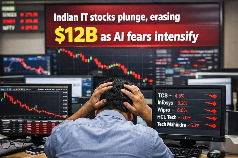 Indian IT Stocks Plunge