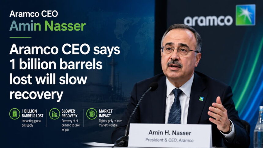 Aramco CEO Warns 1 Billion Barrels of Lost Oil Will Slow Market Recovery