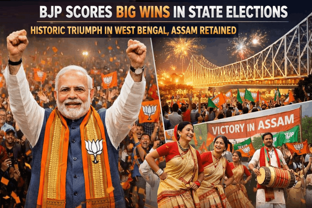 BJP Scores Big Wins in State Elections