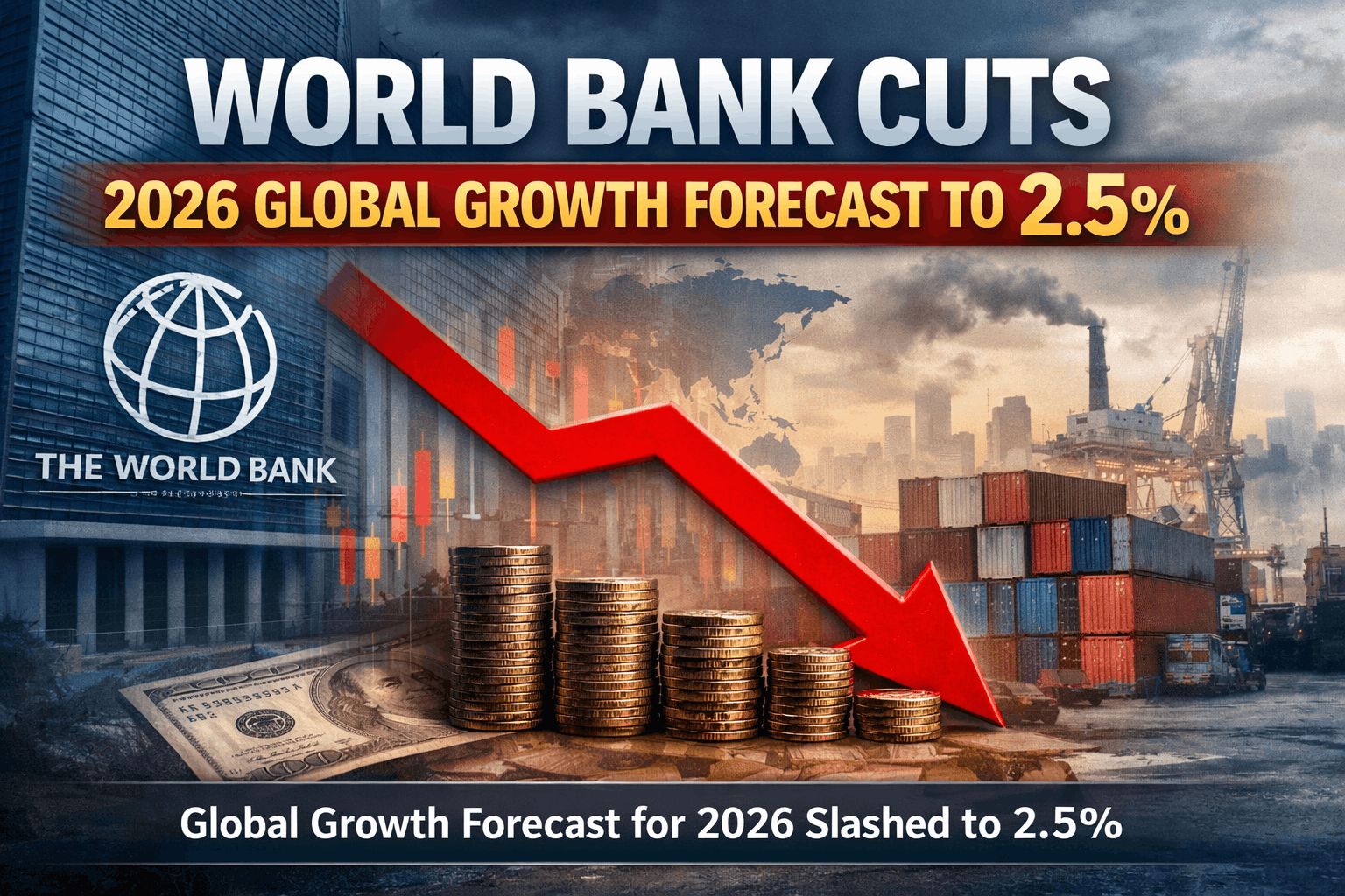 World Bank Cuts 2026 Global Growth Forecast to 2.5
