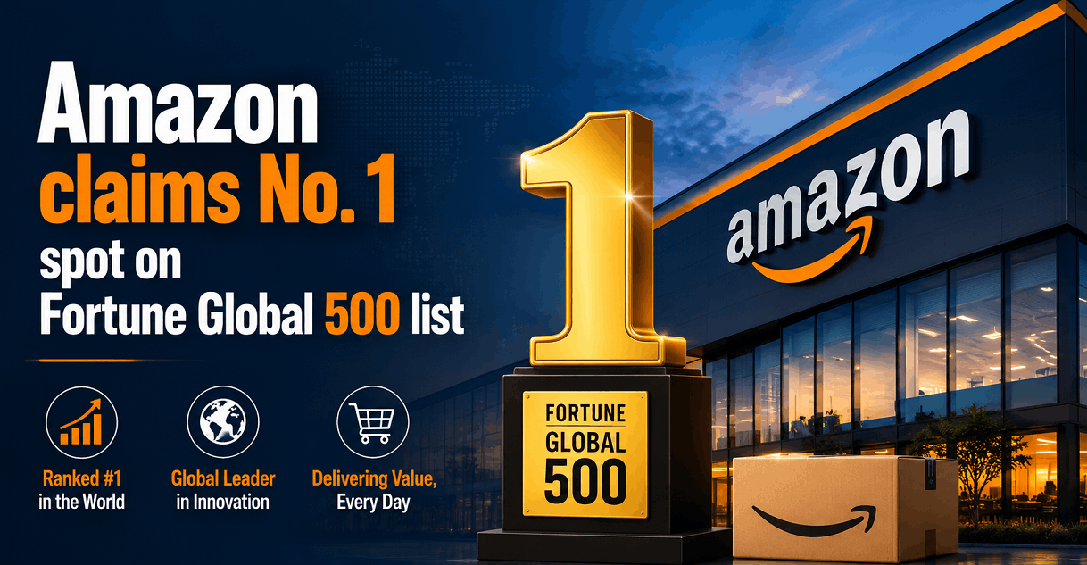 Amazon ranks 1