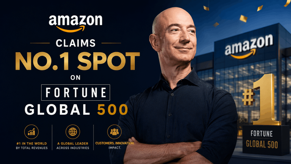 Amazon ranks No 1 on Fortune 500