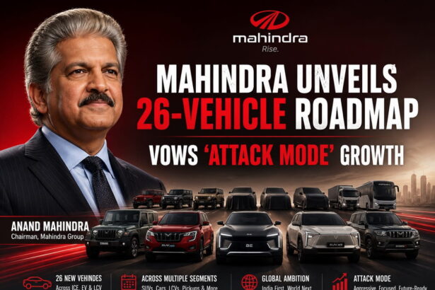 Mahindra unveils 26 vehicle roadmap
