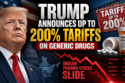 Trump announces up to 200 tariffs on generic drugs Indian pharma stocks slide