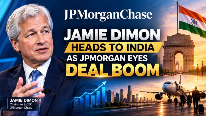 Jamie Dimon Heads to India as JPMorgan Eyes Deal Boom 1 Jamie Dimon heads to India as JPMorgan eyes deal boom