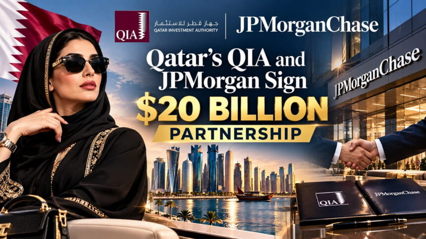 Qatar QIA and JPMorgan sign 20 billion partnership