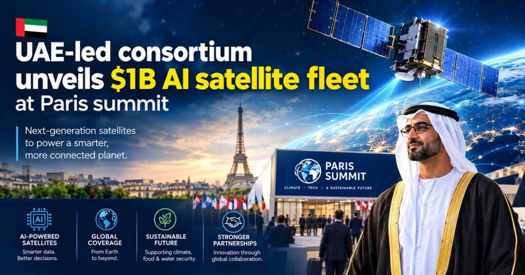 UAE led consortium unveils 1B AI satellite fleet at Paris summit