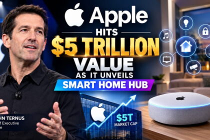 Apple hits 5 trillion value as it unveils smart home hub