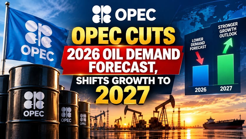 OPEC Cuts 2026 Oil Demand Forecast Shifts Growth to 2027
